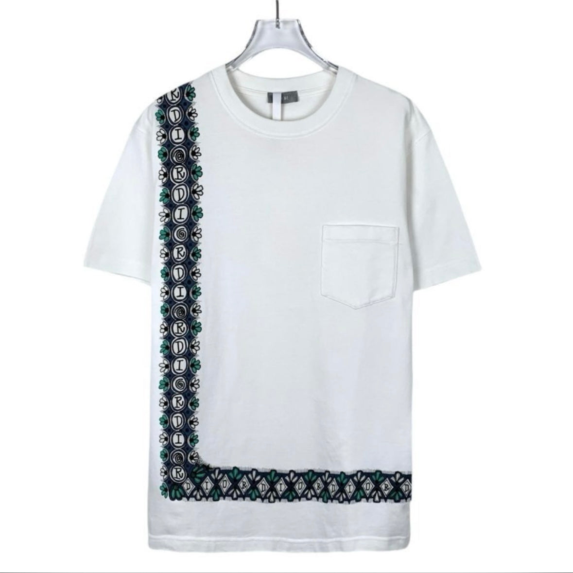 Dior Tee White/Blue Size S (Lightly Worn)
