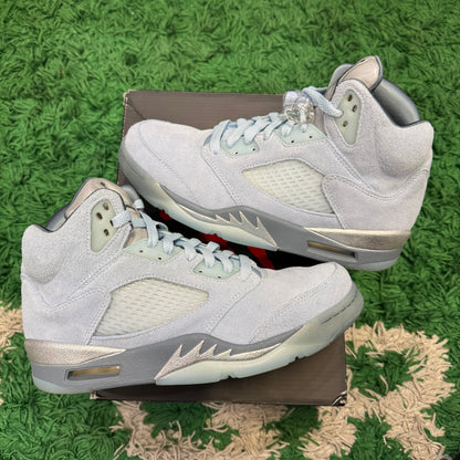 Jordan 5 Blue Bird Size 8w 6.5Y (Lightly Worn)