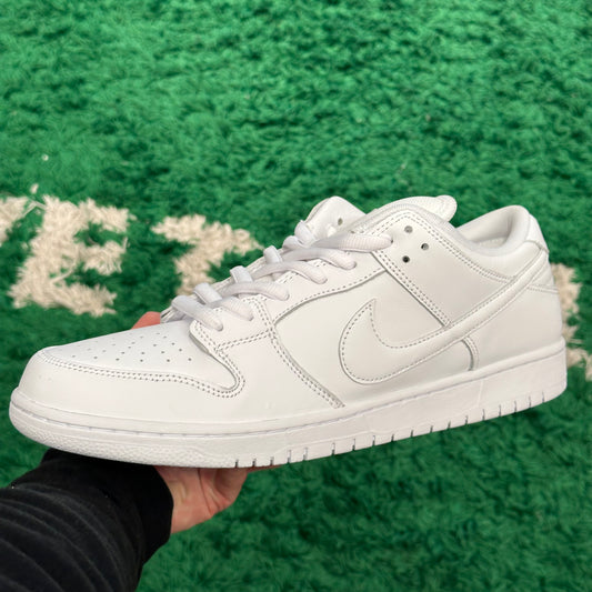 Nike Dunk Low SB Triple White Size 13 (New)