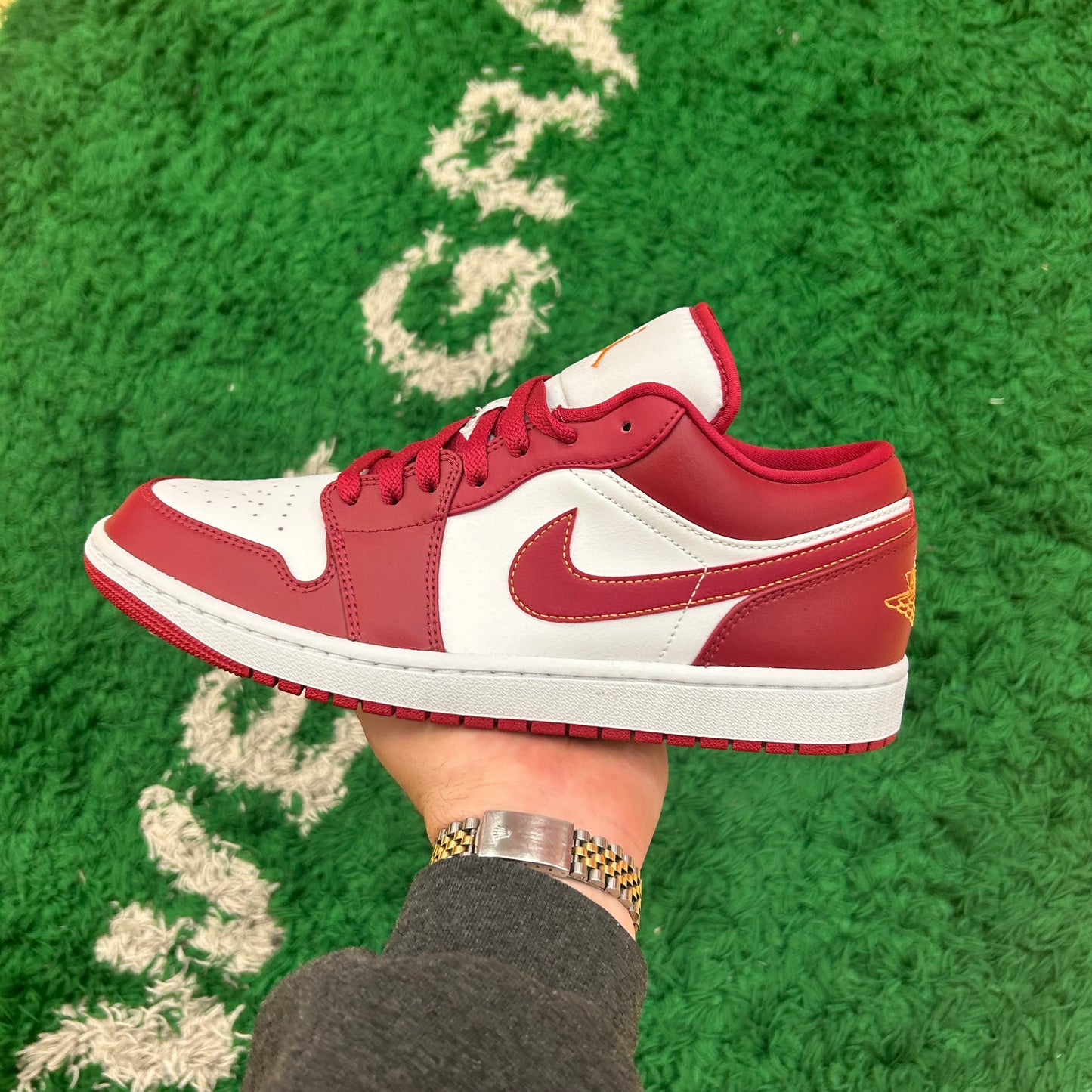 Jordan 1 Low Cardinal Red Size 13 (New)