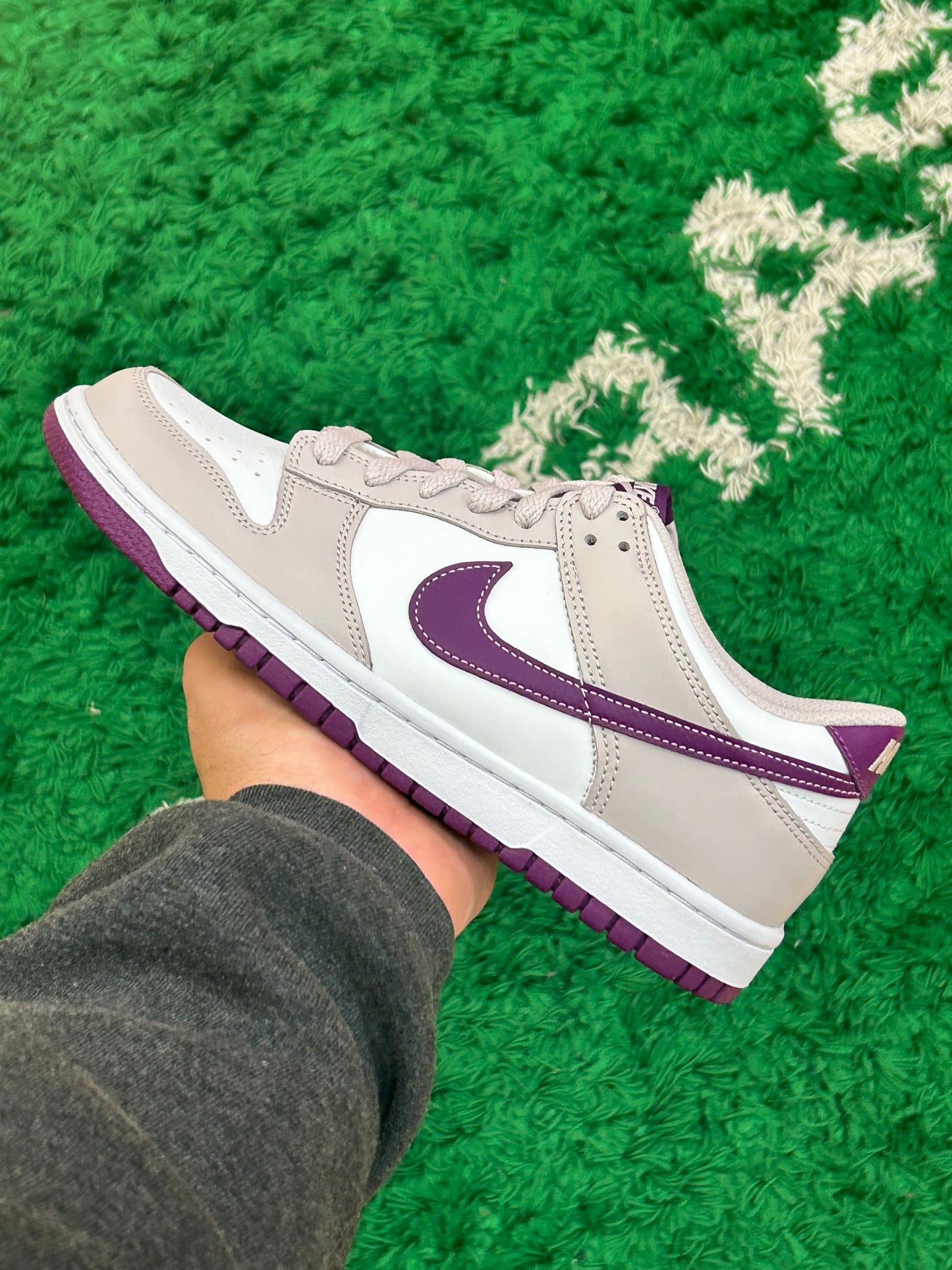 Nike Dunk Low Platinum Violet Size 5Y (New)