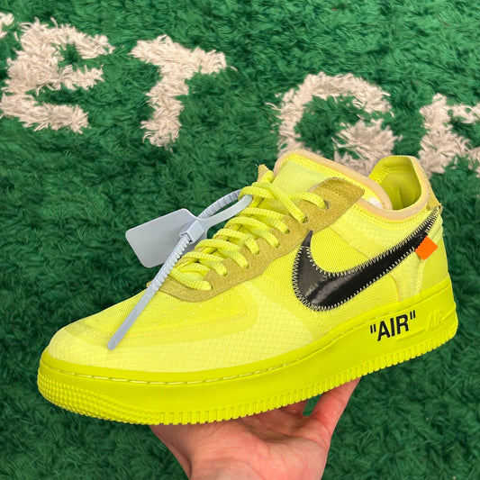 Air Force 1 X Off-White “Volt” Size 9.5 (New)