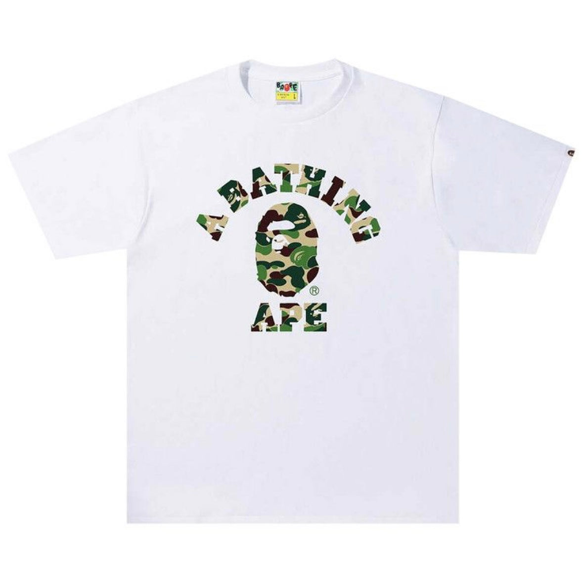 Bape Tee White Green (New)