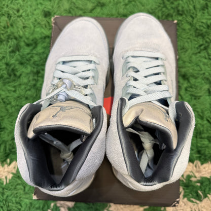 Jordan 5 Blue Bird Size 8w 6.5Y (Lightly Worn)