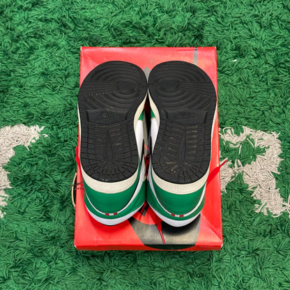 Jordan 1 High Lucky Green W Size 9.5M (Worn)
