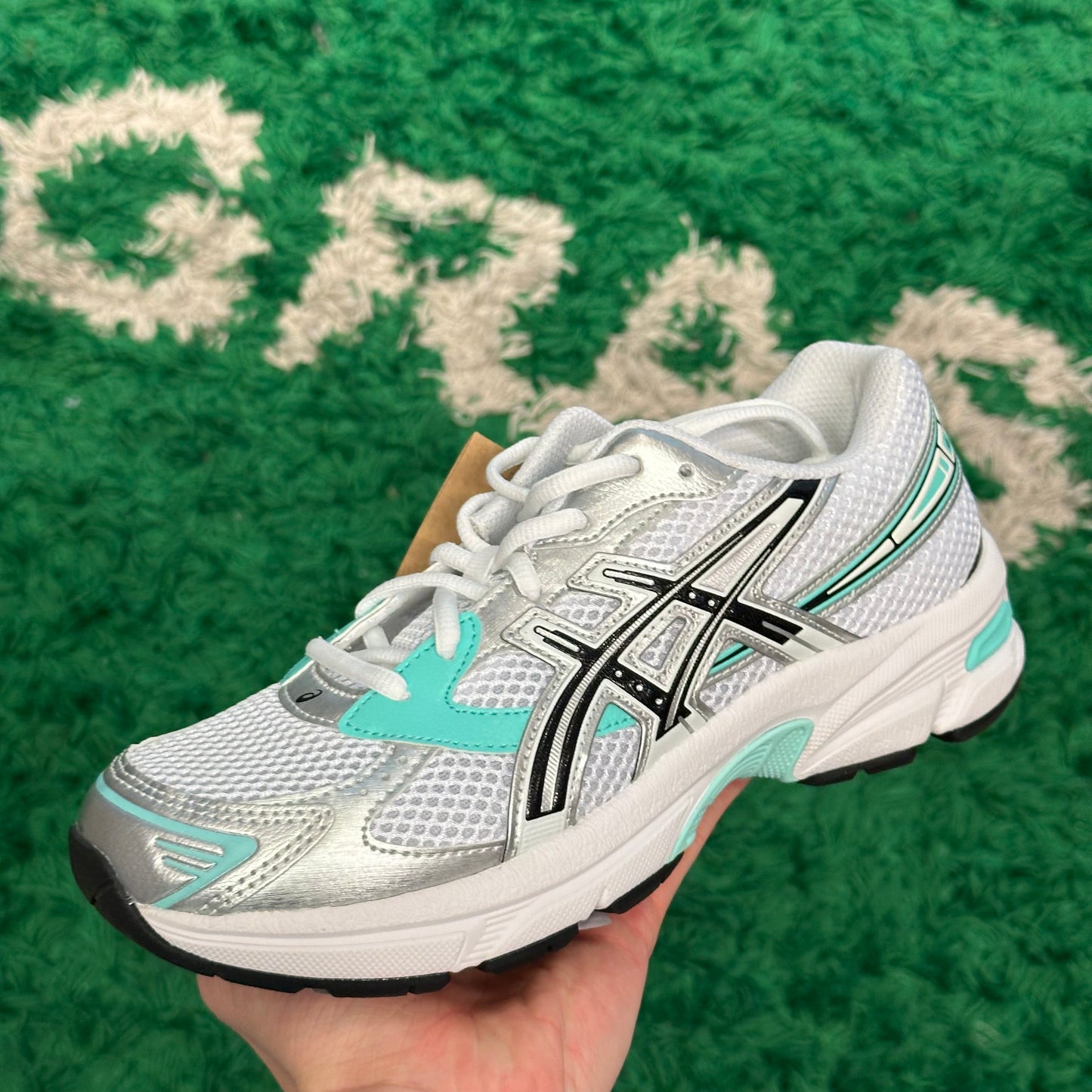 ASICS Gel 1130 White Aqua Size 5.5 (New)