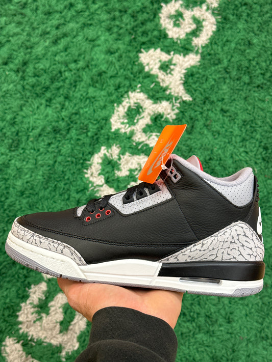 Jordan 3 Black Cement Size 7y (New)