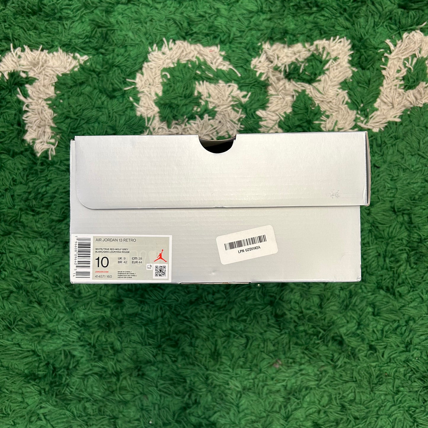 Jordan 13 Wolf Grey Size 10 (Worn)