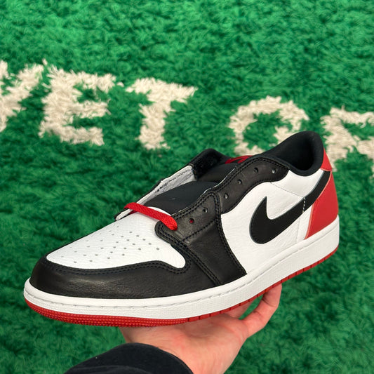 Jordan 1 Low Black Toe Size 13 (New)