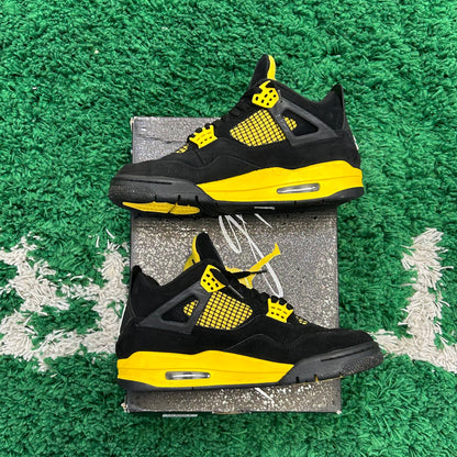 Jordan 4 Yellow Thunder Size 8 (Worn)