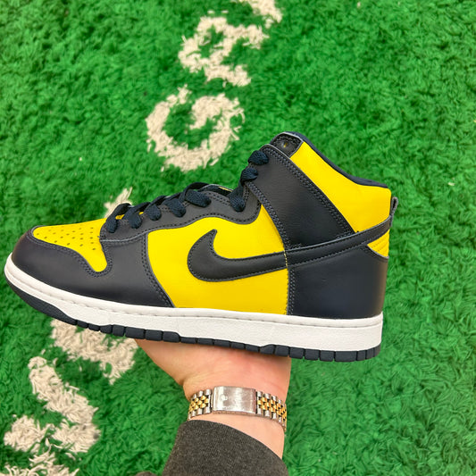 Nike Dunk High Michigan Size 9.5 (New)