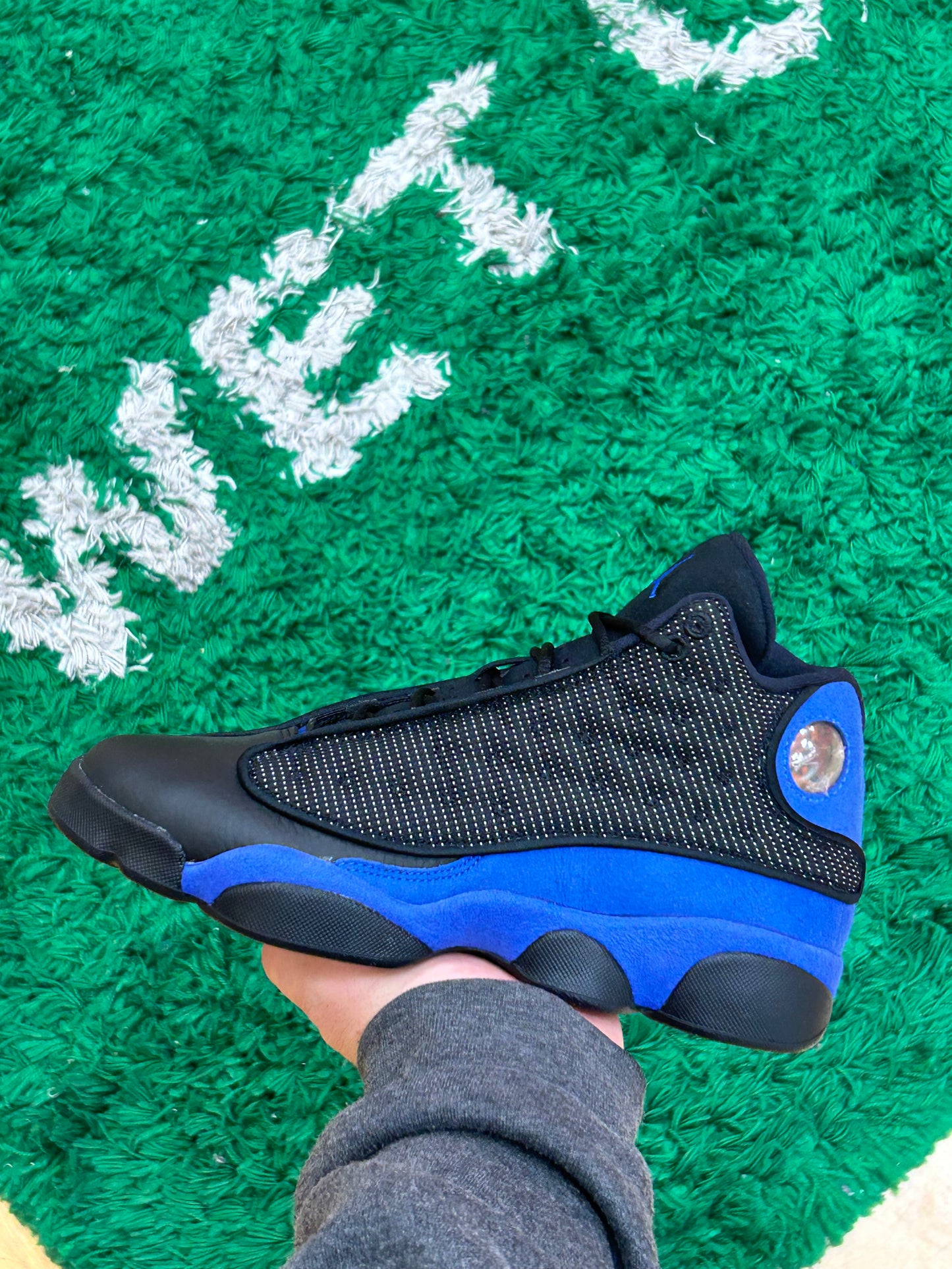 Jordan 13 Black Hyper Royal Size 7Y (New)