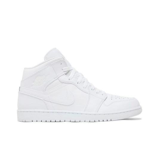 Jordan 1 Mid Triple White (New)