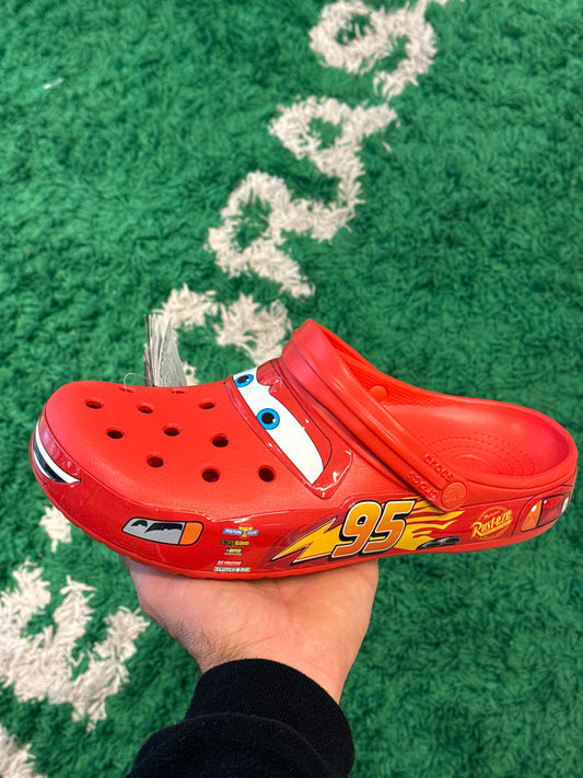 Crocs Lightning McQueen Size 11 (New)