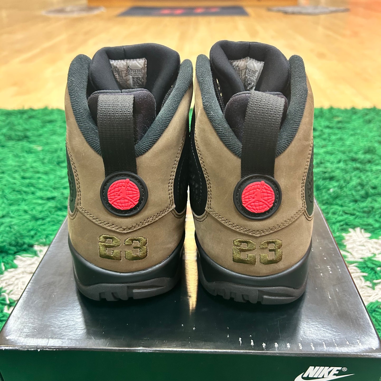 Jordan 9 Olive Size 11.5 (Tried On)