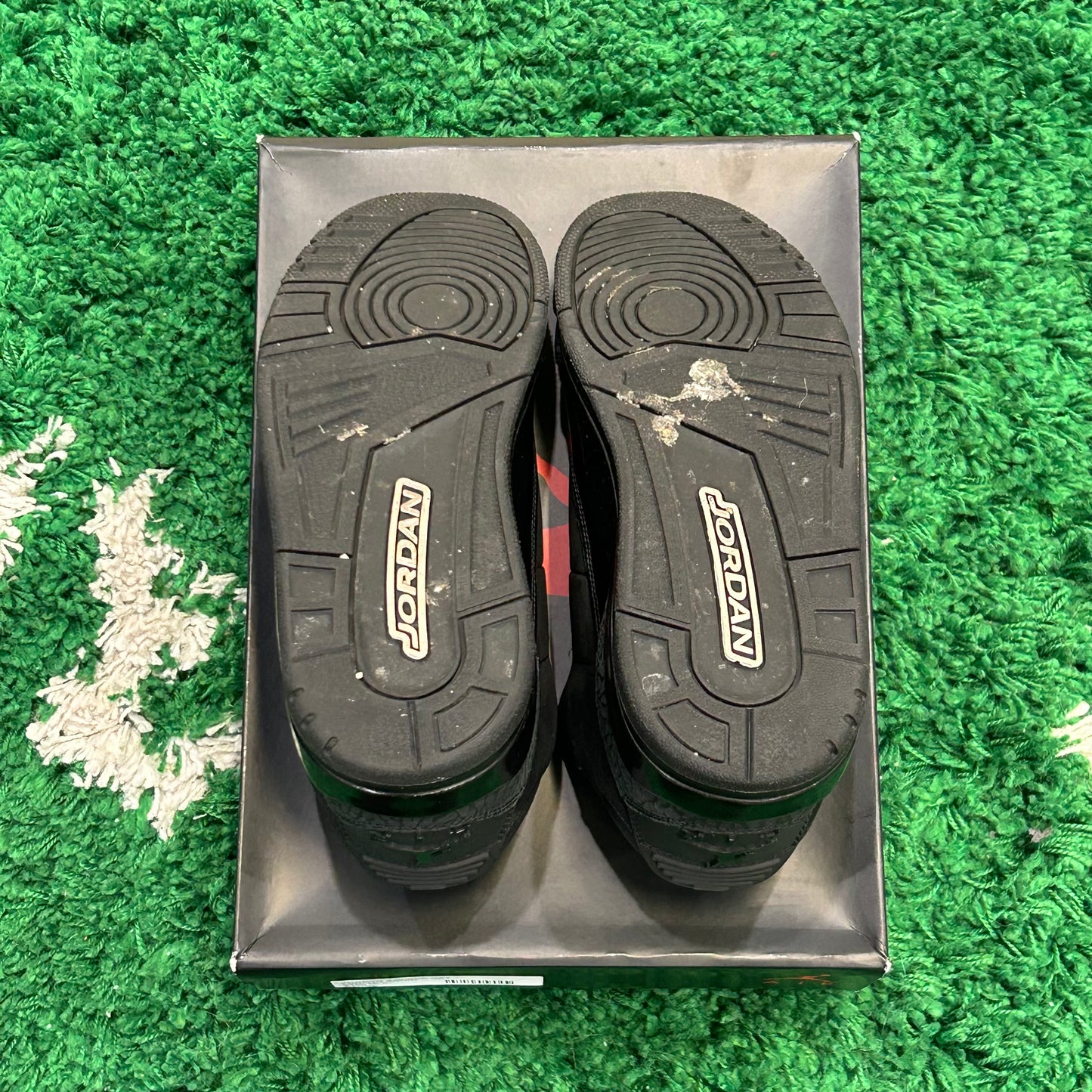 Jordan 3 Black Cat Size 10.5 (Light Wear)