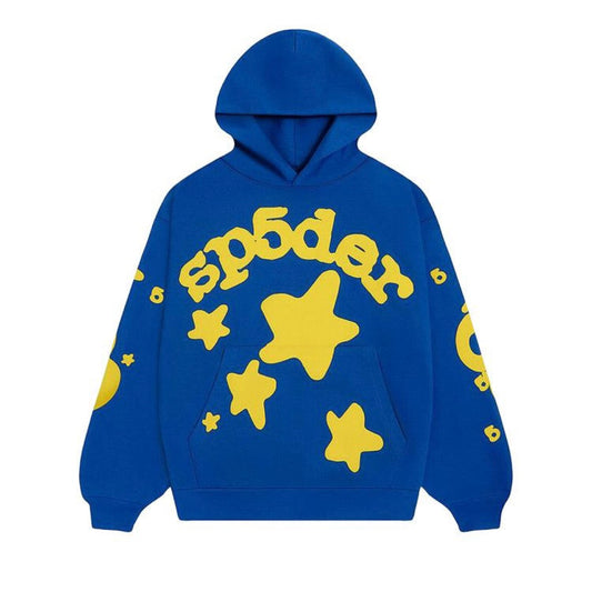 Sp5der Beluga Hoodie TC Blue
