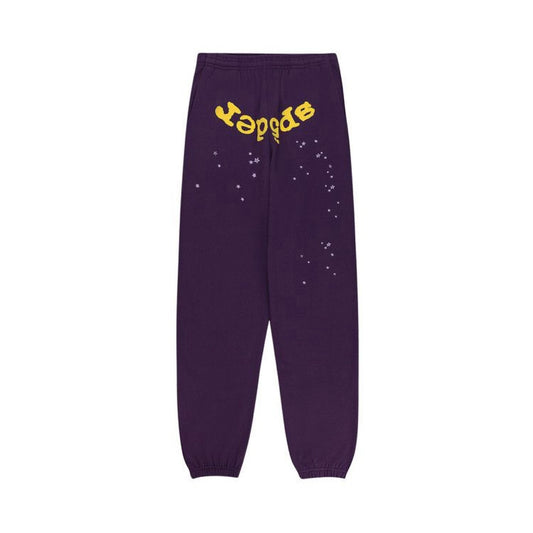 Sp5der OG Web V2 Sweatpants Purple