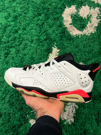 Jordan 6 Low White Infrared Size 8 (Worn)