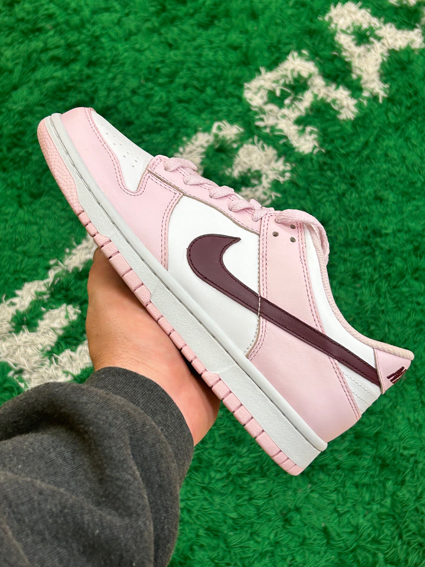 Nike Dunk Low Pink Foam Size 6.5Y (New)