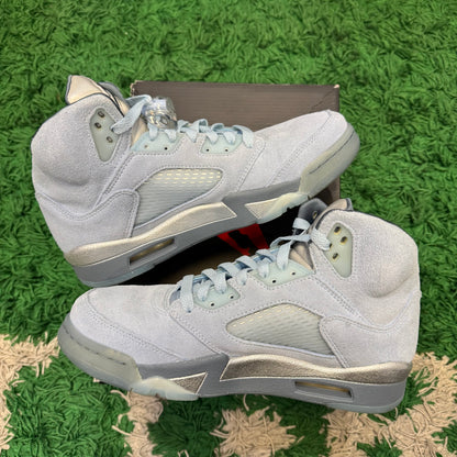 Jordan 5 Blue Bird Size 8w 6.5Y (Lightly Worn)