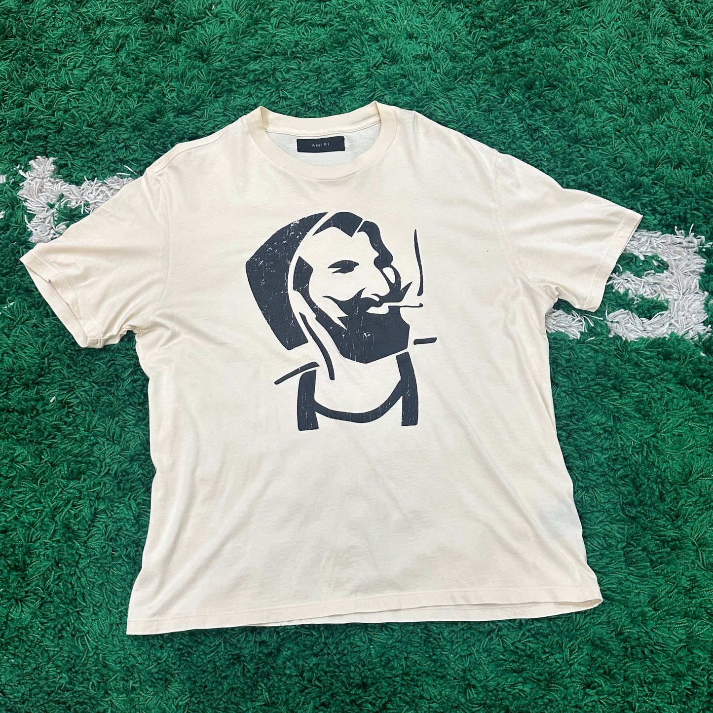 Amiri Tee Cream Size M (Lightly Worn)