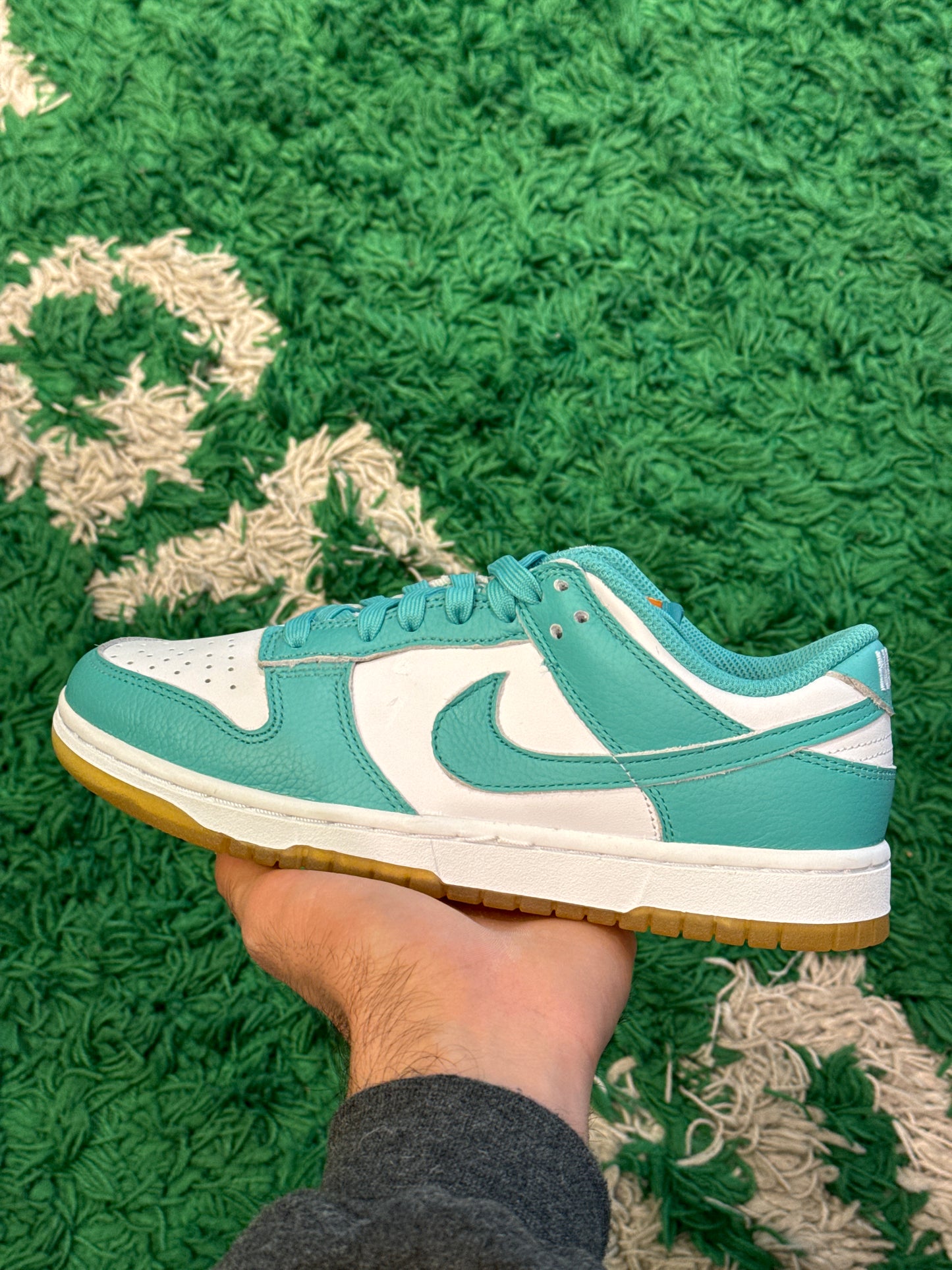 Nike Dunk Low Wash Teal Size 7.5W 6Y (New)