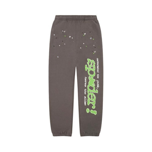 Sp5der Punk V2 Sweatpants Slate Grey