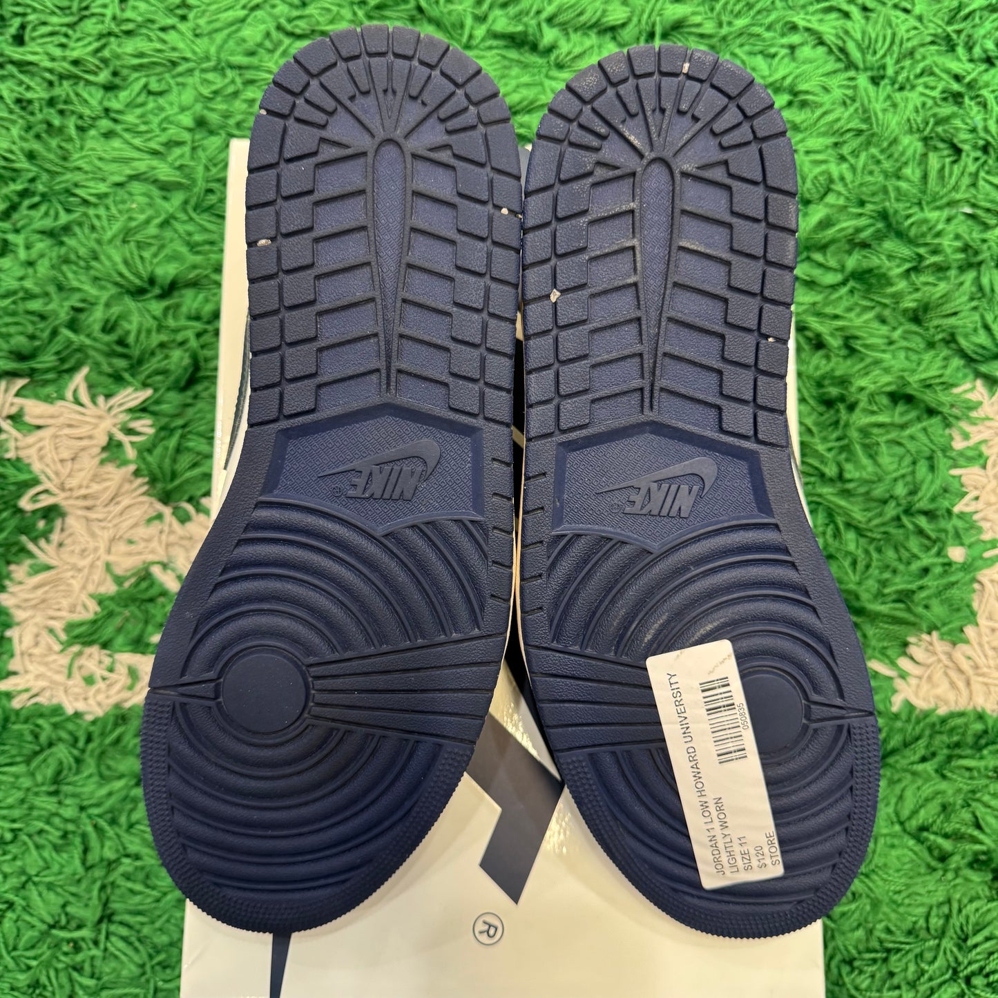 Jordan 1 Low Howard University Size 11 (Worn)