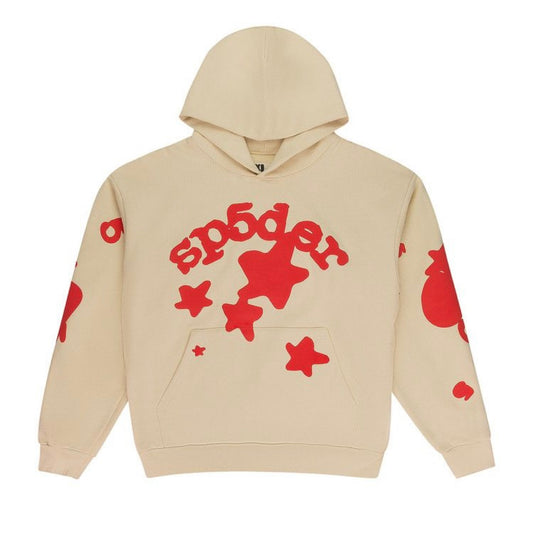 Sp5der Beluga Hoodie Cream