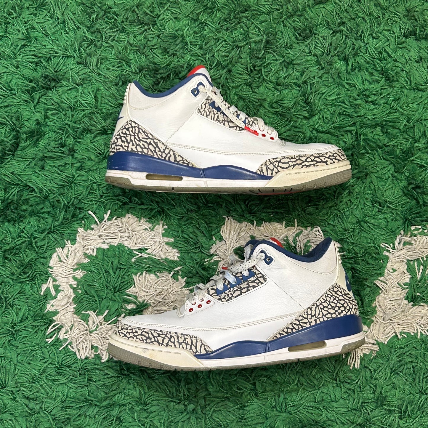 Jordan 3 True Blue Size 11.5 (Worn, NB)