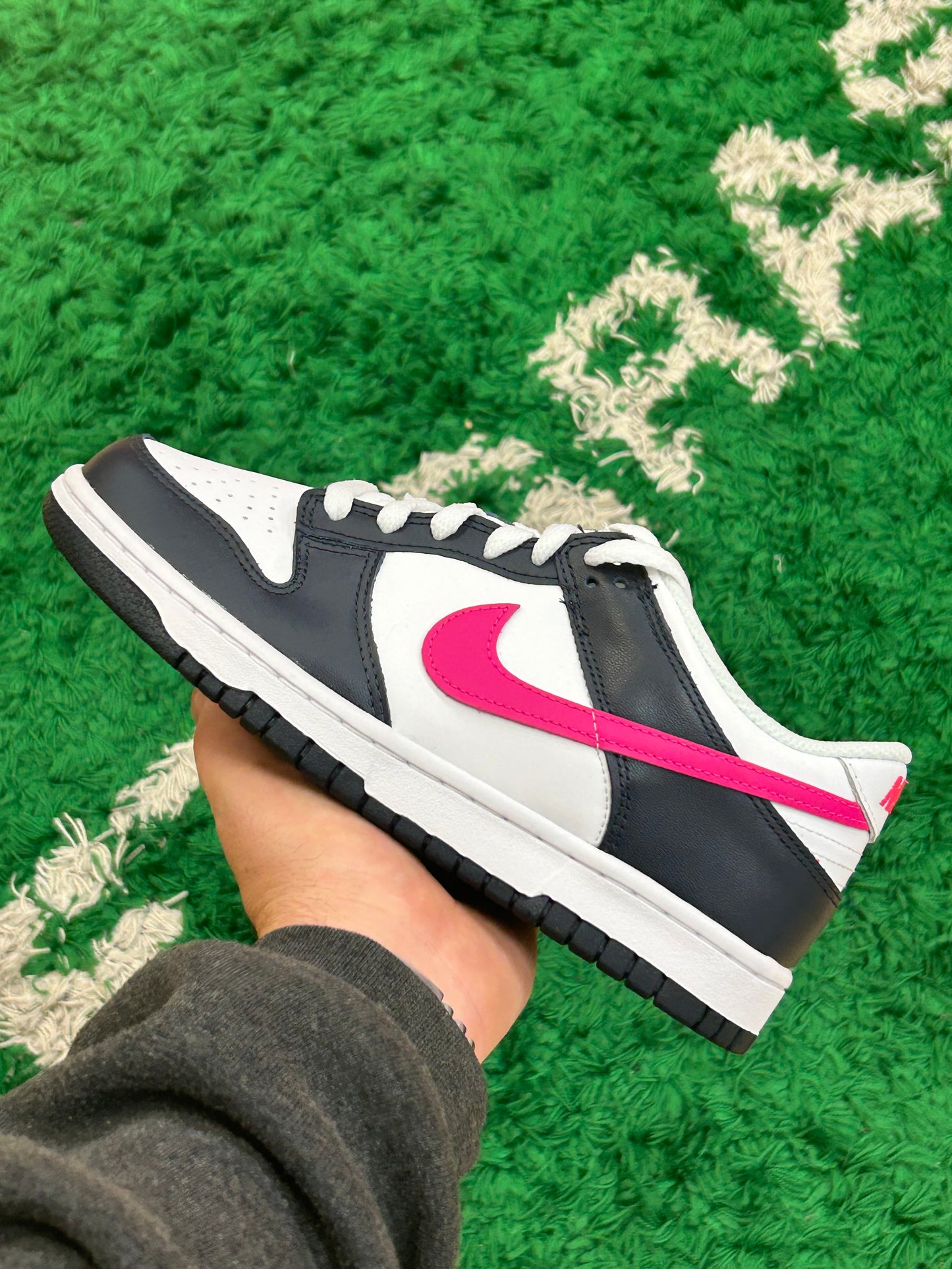 Nike Dunk Low Fierce Pink Size 7Y (New)