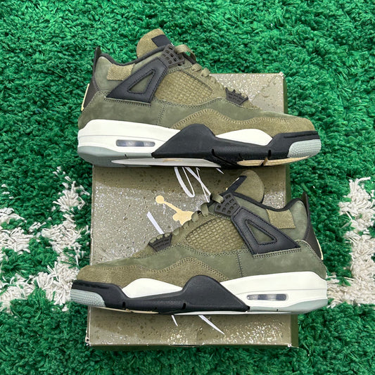 Jordan 4 Craft Olive Size 9 (Worn)