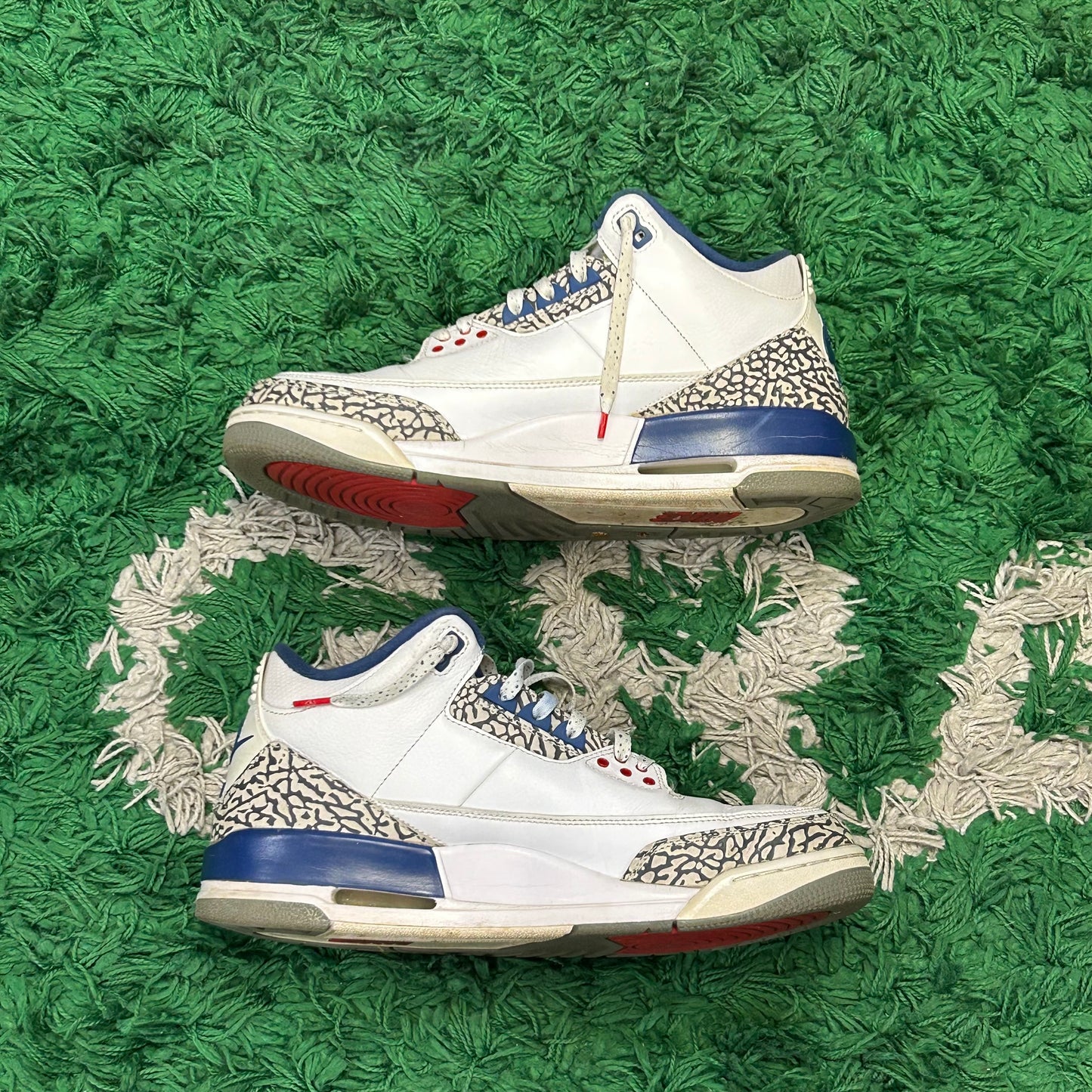 Jordan 3 True Blue Size 11.5 (Worn, NB)
