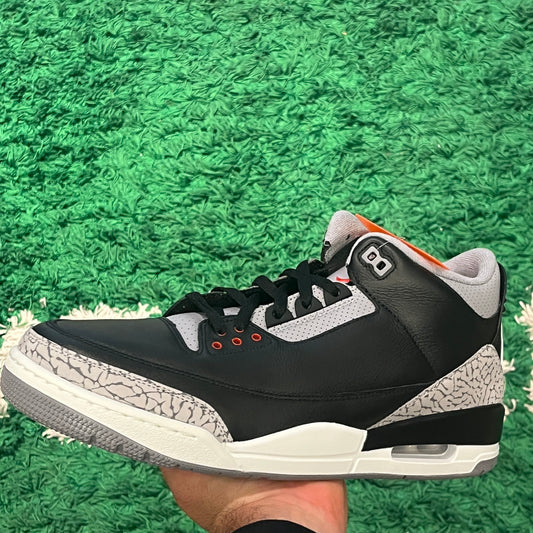 Jordan 3 Black Cement Size 10 (New)