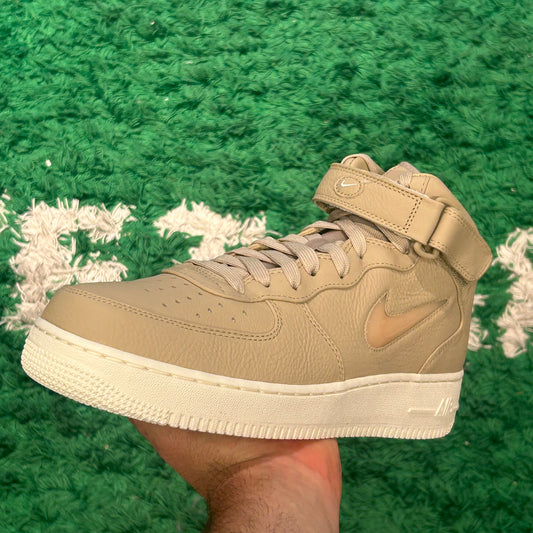 Nike AF1 Mid Jewel Mushroom Size 10 (New)