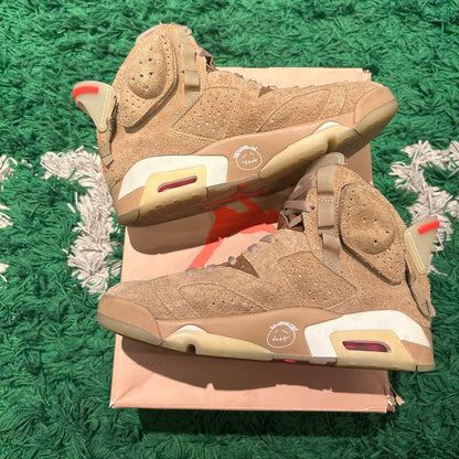 Jordan 6 TS British Khaki Size 5.5 (Lightly Worn)