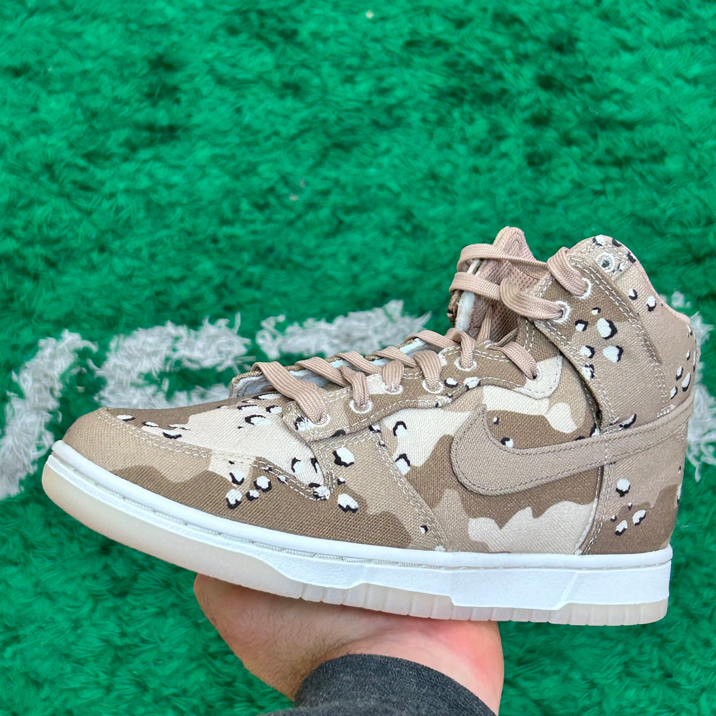 Nike Dunk High Desert Camo Size 7.5W/6Y (New)