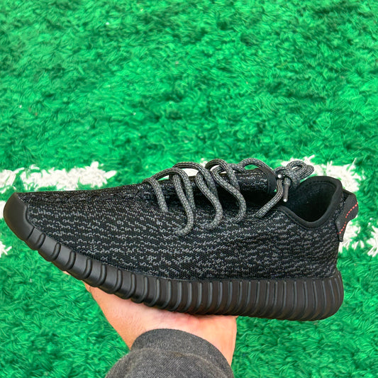 Yeezy 350 Pirate Black Size 10.5 (New)