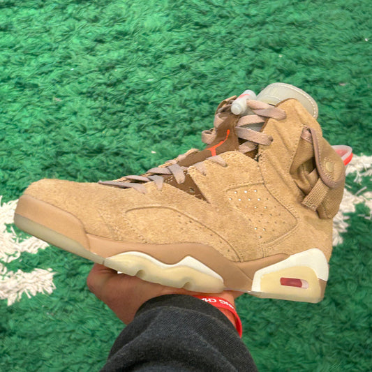 Jordan 6 TS British Khaki Size 7.5 (Tried On)