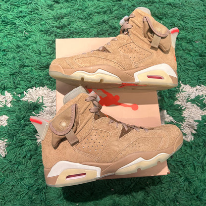 Jordan 6 TS British Khaki Size 7.5 (Tried On)