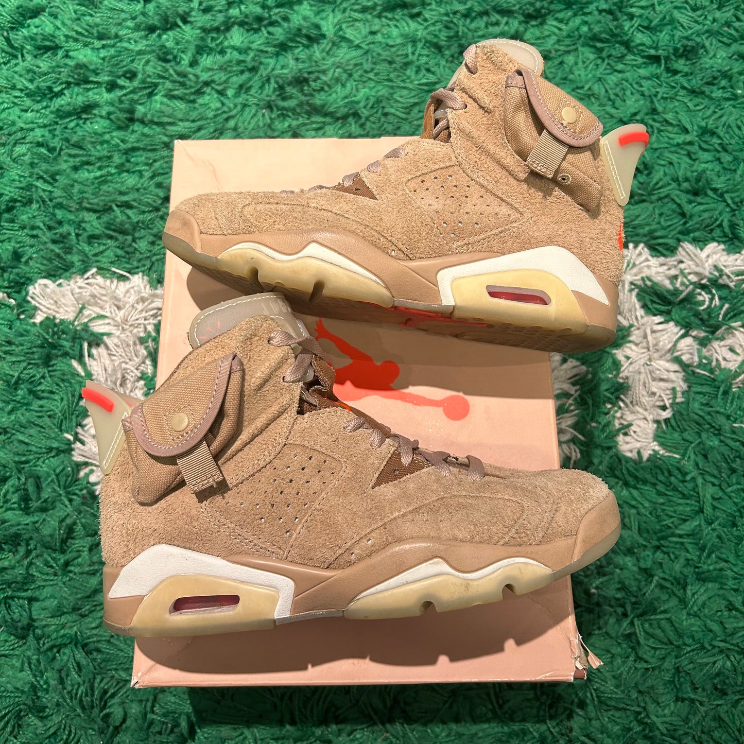 Jordan 6 TS British Khaki Size 5.5 (Lightly Worn)