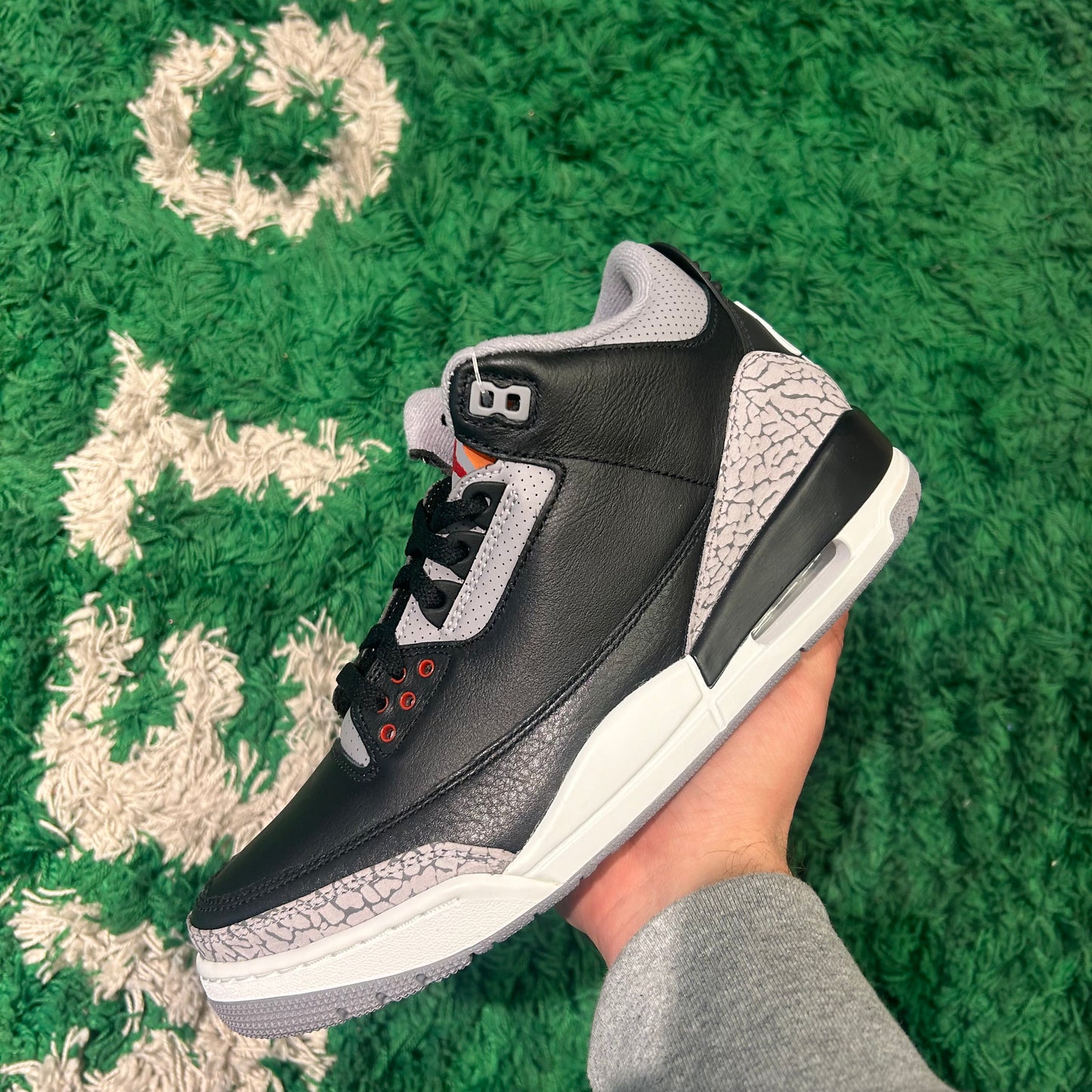 Jordan 3 Black Cement Size 10.5 (Brand New)