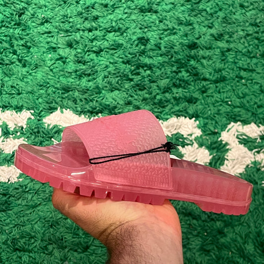 Gucci Adidas Pink Slide Size 6W/4.5Y (New)