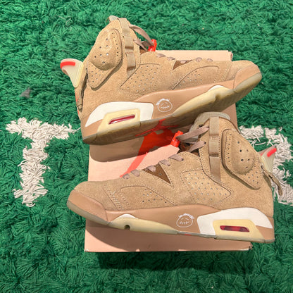 Jordan 6 TS British Khaki Size 8.5 (Lightly Worn)