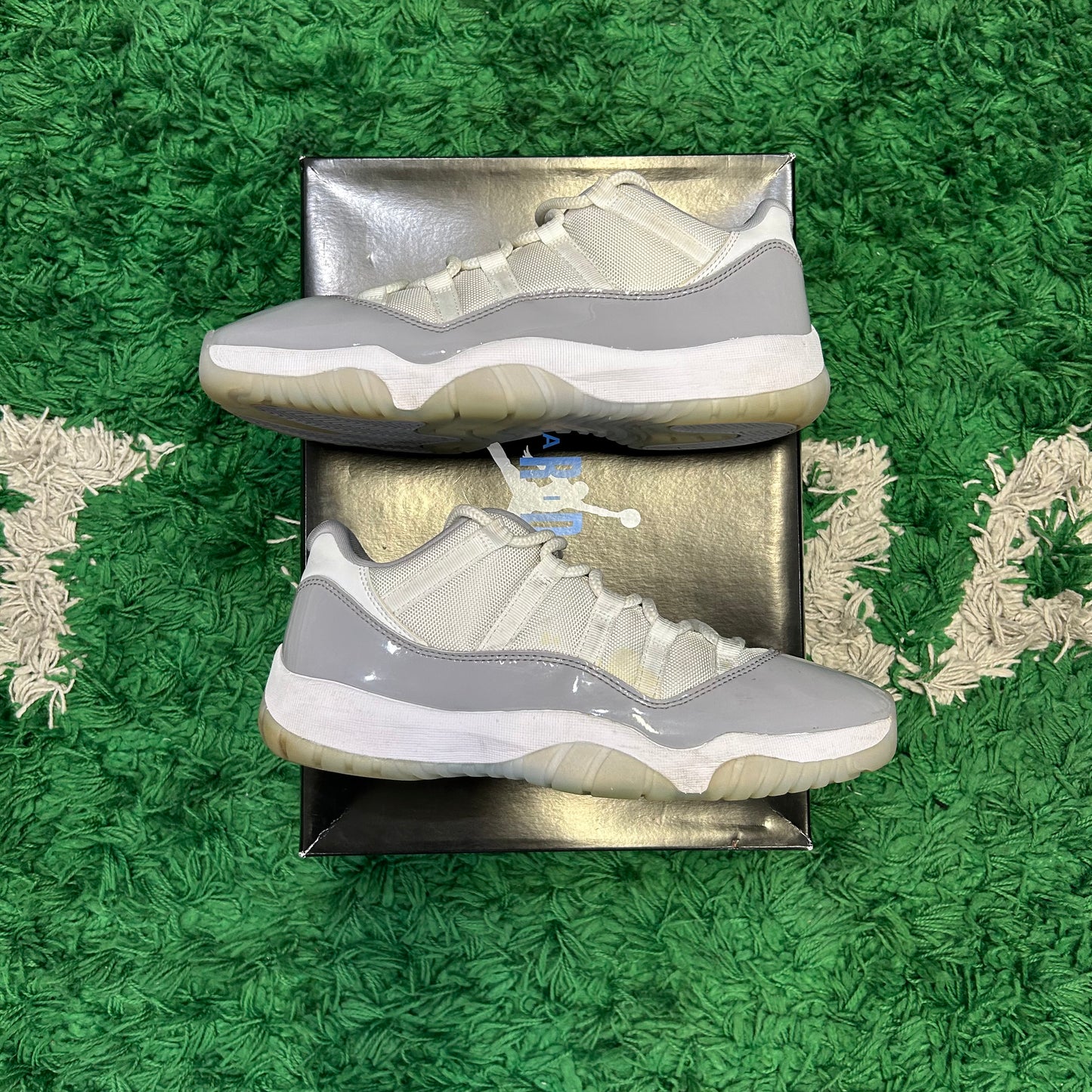 Jordan 11 Low Cement Grey Size 10 (Worn)