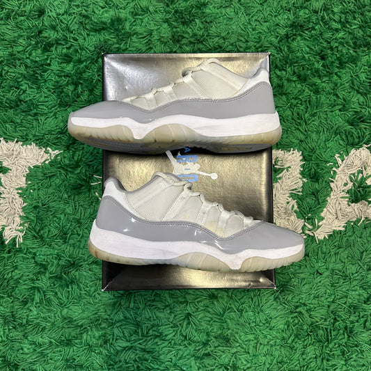 Jordan 11 Low Cement Grey Size 10 (Worn)