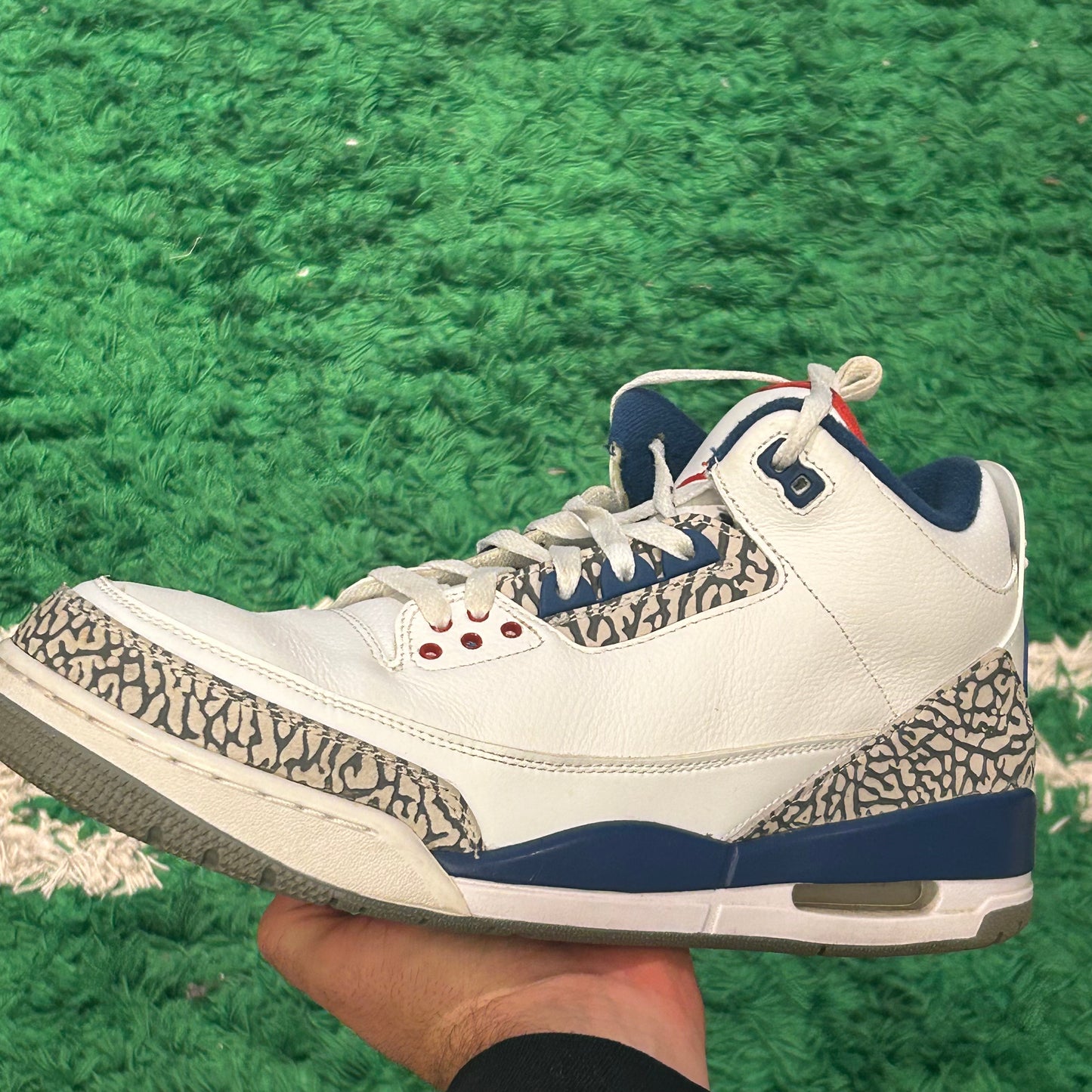 Jordan 3 True Blue Size 12 (Lightly Worn)