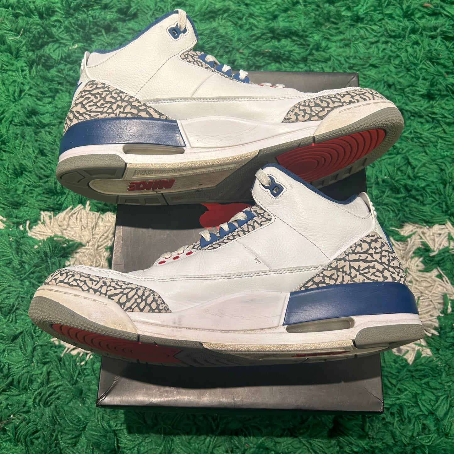 Jordan 3 True Blue Size 12 (Lightly Worn)