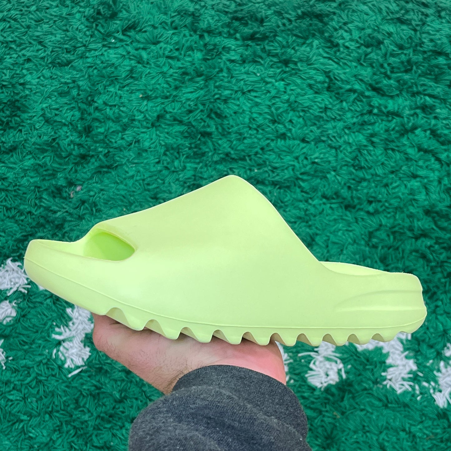 Yeezy Slide Green Glow Size 10 (New)